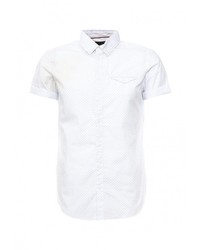 Мужская белая рубашка с коротким рукавом от Piazza Italia