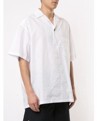 Мужская белая рубашка с коротким рукавом от Kolor