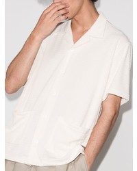 Мужская белая рубашка с коротким рукавом от Prevu