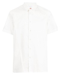 Мужская белая рубашка с коротким рукавом от PS Paul Smith