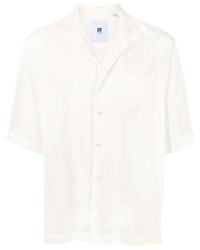 Мужская белая рубашка с коротким рукавом от PT TORINO