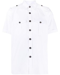 Мужская белая рубашка с коротким рукавом от PT TORINO