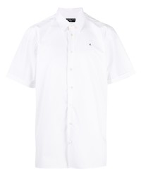 Мужская белая рубашка с коротким рукавом от Raf Simons
