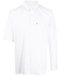Мужская белая рубашка с коротким рукавом от ROMEO HUNTE