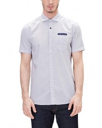 Мужская белая рубашка с коротким рукавом от s.Oliver