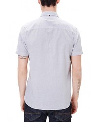 Мужская белая рубашка с коротким рукавом от s.Oliver