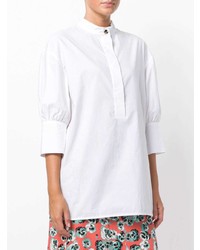 Женская белая рубашка с коротким рукавом от Marni
