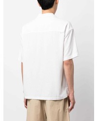 Мужская белая рубашка с коротким рукавом от Izzue