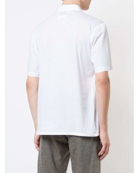 Мужская белая рубашка с коротким рукавом от Stephan Schneider