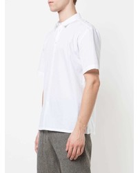 Мужская белая рубашка с коротким рукавом от Stephan Schneider