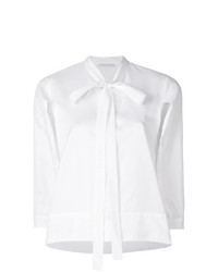 Женская белая рубашка с коротким рукавом от Societe Anonyme