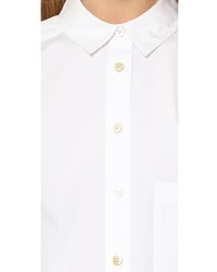 Женская белая рубашка с коротким рукавом от Marc by Marc Jacobs