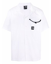 Мужская белая рубашка с коротким рукавом от The North Face