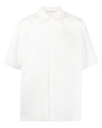 Мужская белая рубашка с коротким рукавом от The Row