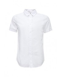 Мужская белая рубашка с коротким рукавом от Top Secret