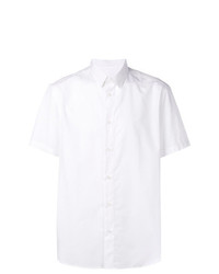 Мужская белая рубашка с коротким рукавом от Versace Jeans