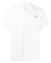 Мужская белая рубашка с коротким рукавом от VISVIM