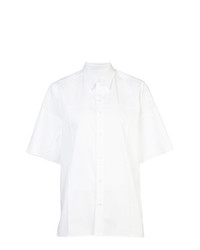 Женская белая рубашка с коротким рукавом от Wales Bonner