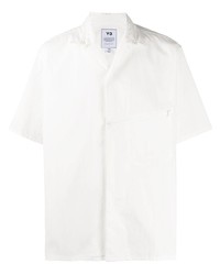Мужская белая рубашка с коротким рукавом от Y-3