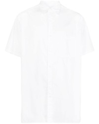 Мужская белая рубашка с коротким рукавом от Yohji Yamamoto