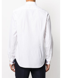 Мужская белая рубашка с "огурцами" от Paul Smith