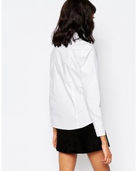 Женская белая рубашка с принтом от Monki