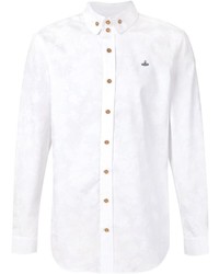Мужская белая рубашка с принтом от Vivienne Westwood