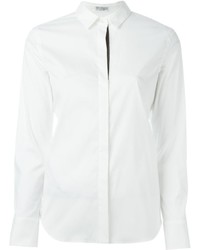 Женская белая рубашка с украшением от Brunello Cucinelli