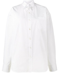 Женская белая рубашка от Balenciaga