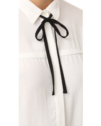 Женская белая рубашка от Just Female