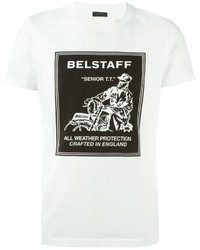 Мужская белая рубашка от Belstaff