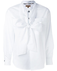 Женская белая рубашка от Burberry