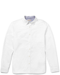 Мужская белая рубашка от Burberry