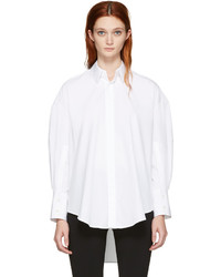Женская белая рубашка от Calvin Klein Collection