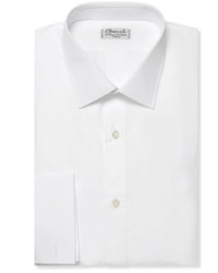 Мужская белая рубашка от Charvet