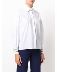 Женская белая рубашка от Fendi