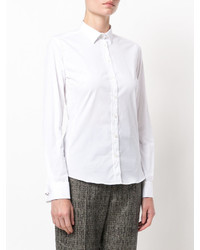 Женская белая рубашка от Fay