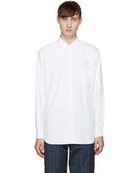 Мужская белая рубашка от Comme des Garcons