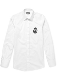 Мужская белая рубашка от Dolce & Gabbana