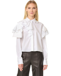 Женская белая рубашка от Preen by Thornton Bregazzi