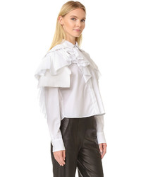 Женская белая рубашка от Preen by Thornton Bregazzi