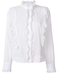 Женская белая рубашка от Etoile Isabel Marant