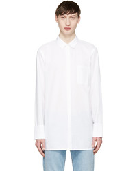 Мужская белая рубашка от Helmut Lang