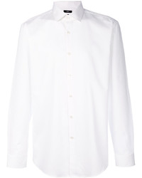 Мужская белая рубашка от Hugo Boss
