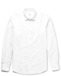 Мужская белая рубашка от Incotex