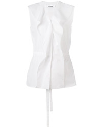 Женская белая рубашка от Jil Sander