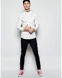 Мужская белая рубашка от Wesc