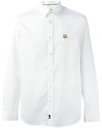 Мужская белая рубашка от Love Moschino