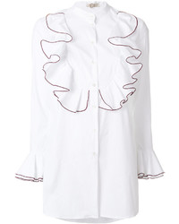 Женская белая рубашка от Mantu