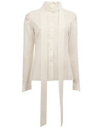 Женская белая рубашка от Masnada